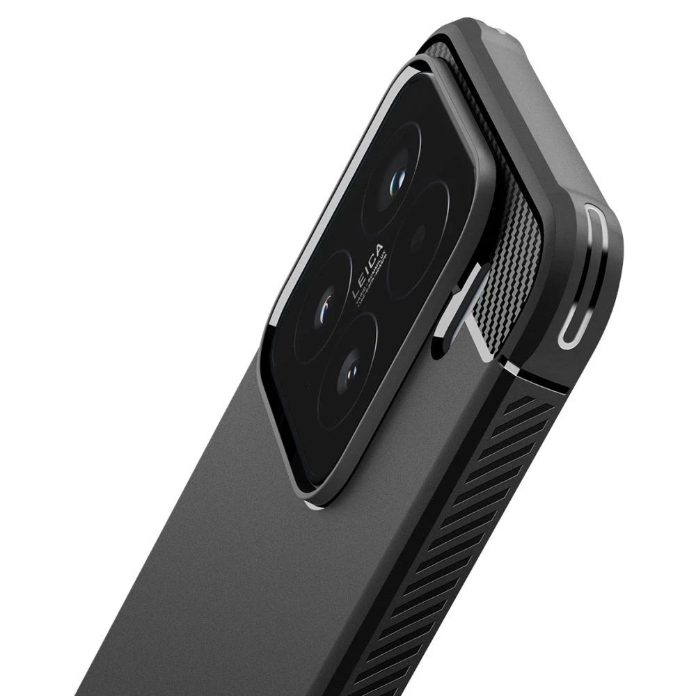 Spigen Rugged Armor Xiaomi 15 dėklas telefonui juodos spalvos