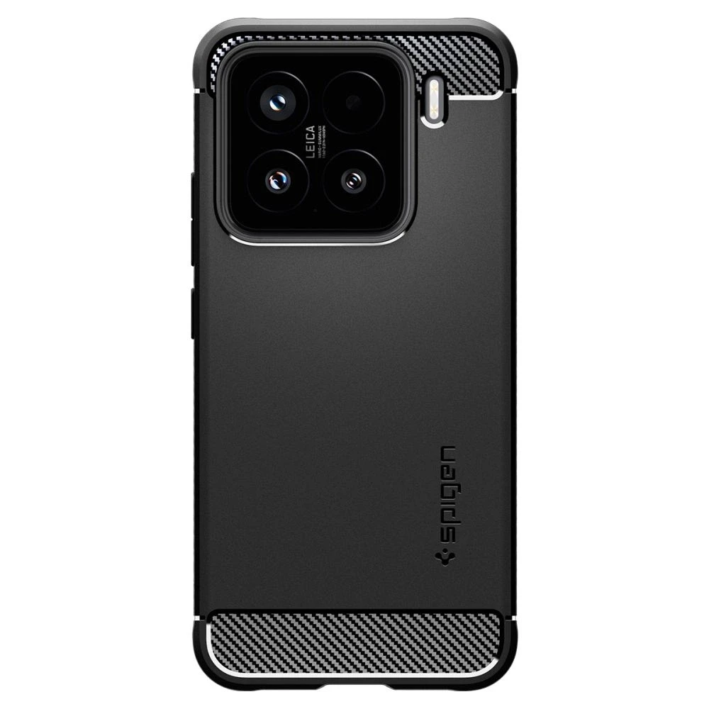Spigen Rugged Armor Xiaomi 15 dėklas telefonui juodos spalvos