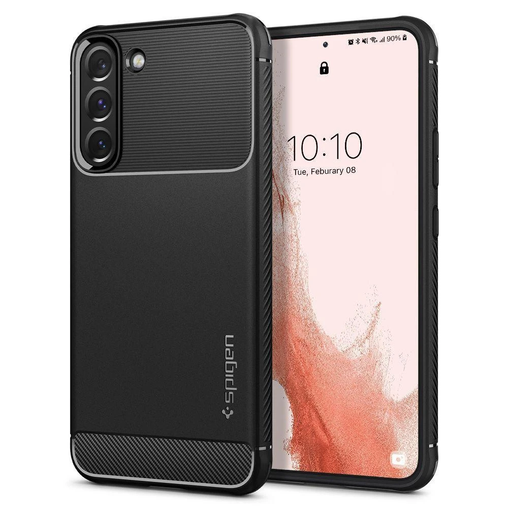 Dėklas SPIGEN ARMOR SAMSUNG S22 Juodas