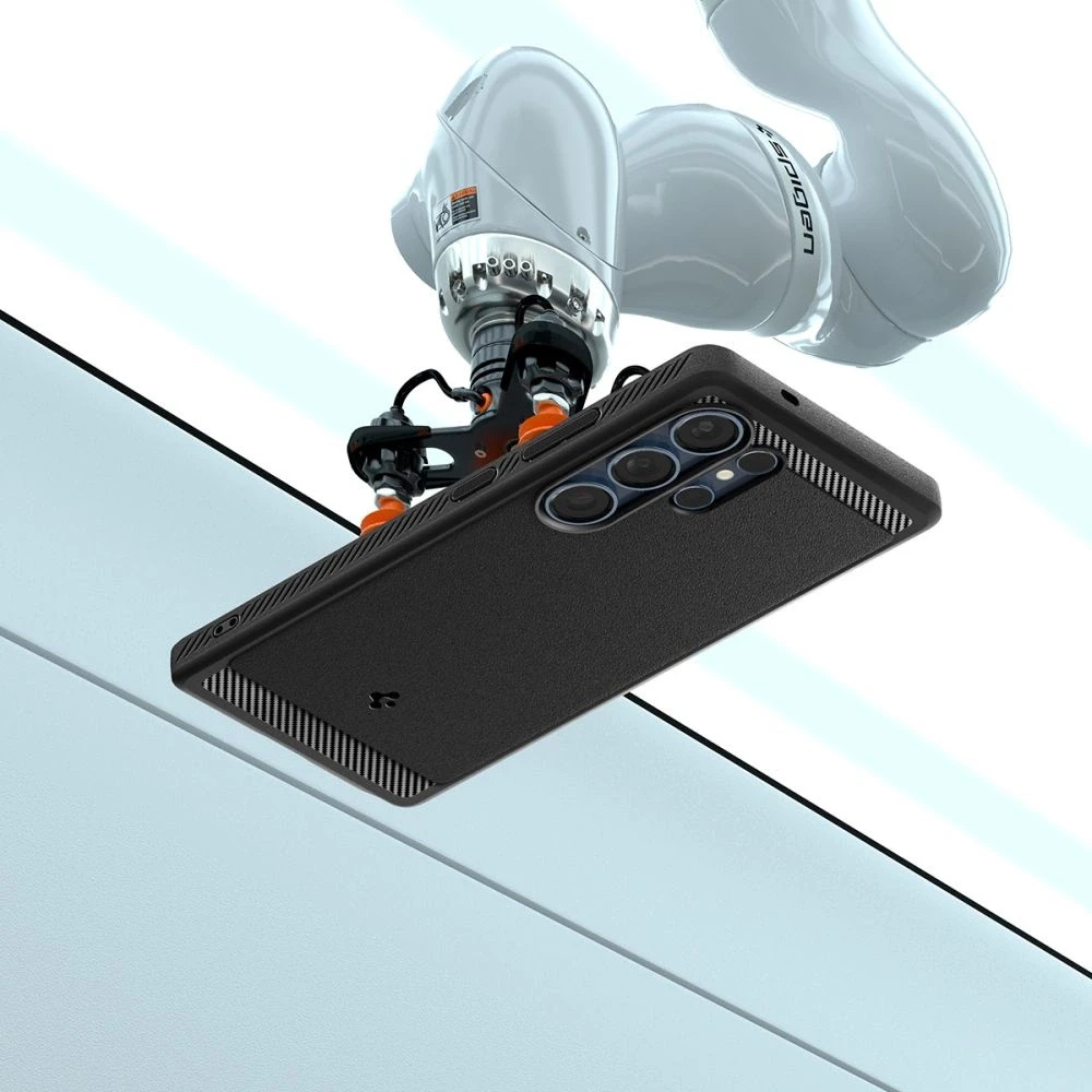 Spigen Rugged Armor Mag Samsung Galaxy S25 Ultra – dėklas telefonui juodos spalvos
