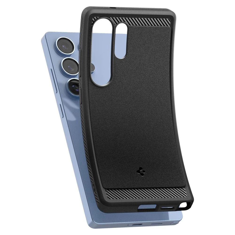 Spigen Rugged Armor Mag Samsung Galaxy S25 Ultra – dėklas telefonui juodos spalvos