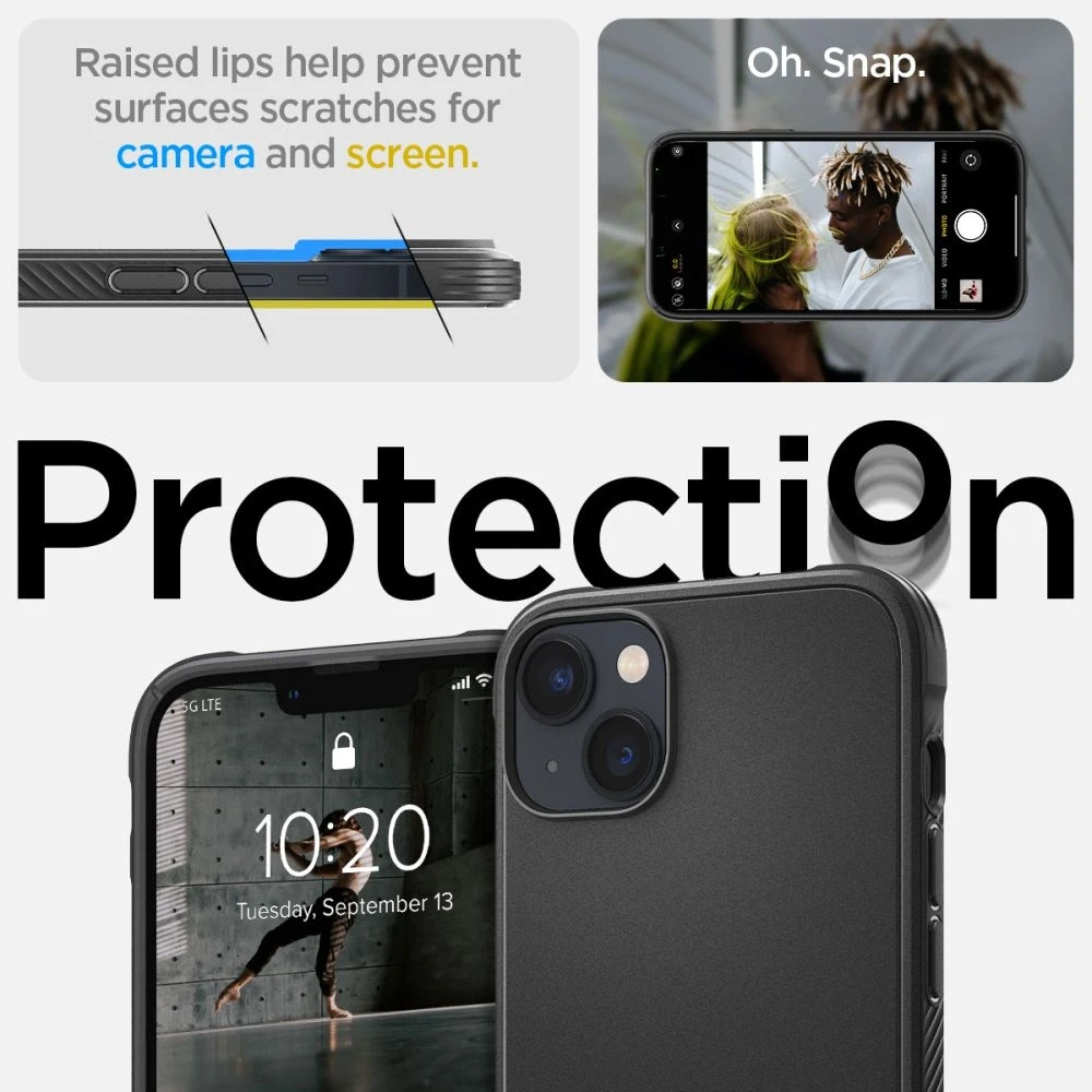 Dėklas SPIGEN RUGGED ARMOR MAG MAGSAFE IPHONE 14 PLUS/ 15 PLUS MATTE Juodas