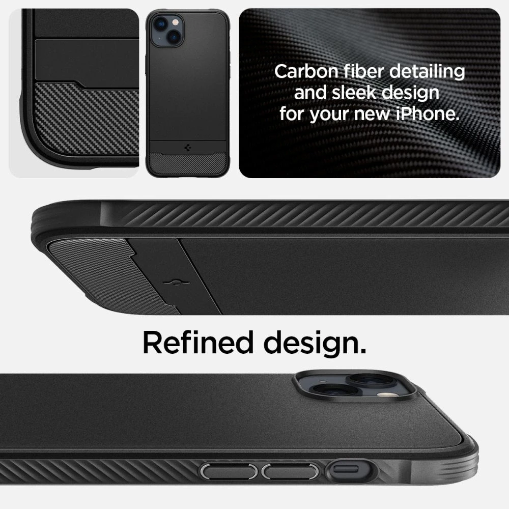 Dėklas SPIGEN RUGGED ARMOR MAG MAGSAFE IPHONE 14 PLUS/ 15 PLUS MATTE Juodas