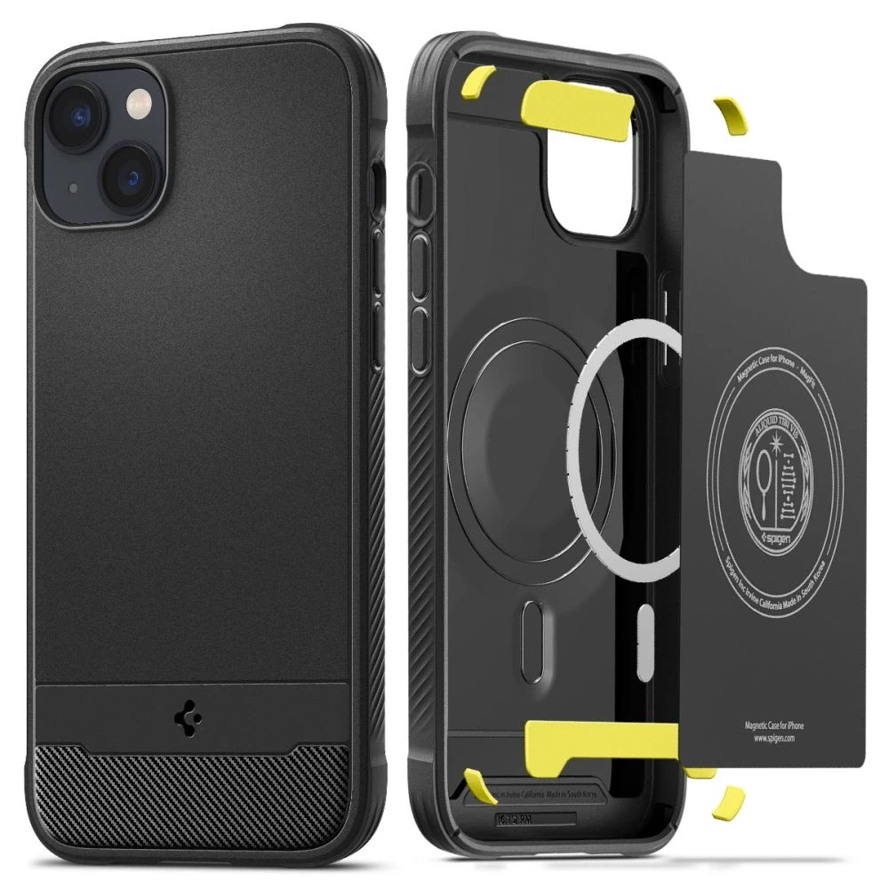 Dėklas SPIGEN RUGGED ARMOR MAG MAGSAFE IPHONE 14 PLUS/ 15 PLUS MATTE Juodas