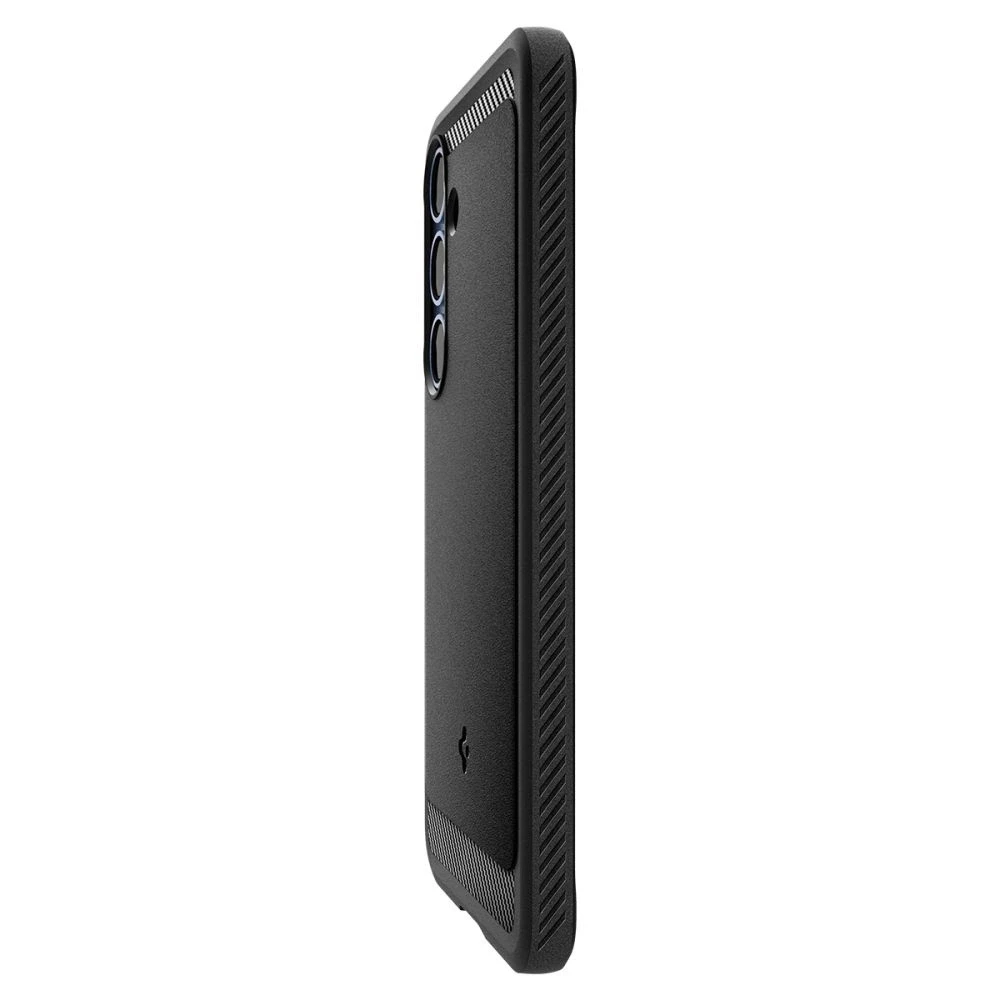 Spigen Rugged Armor Mag MagSafe Samsung Galaxy S25 – Matte dėklas telefonui juodos spalvos