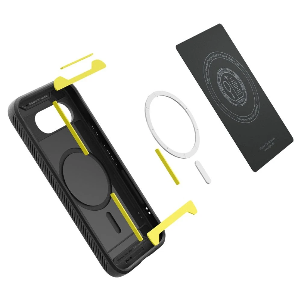 Spigen Rugged Armor Mag MagSafe dėklas, skirtas Google Pixel 9A – Matinis Juodas