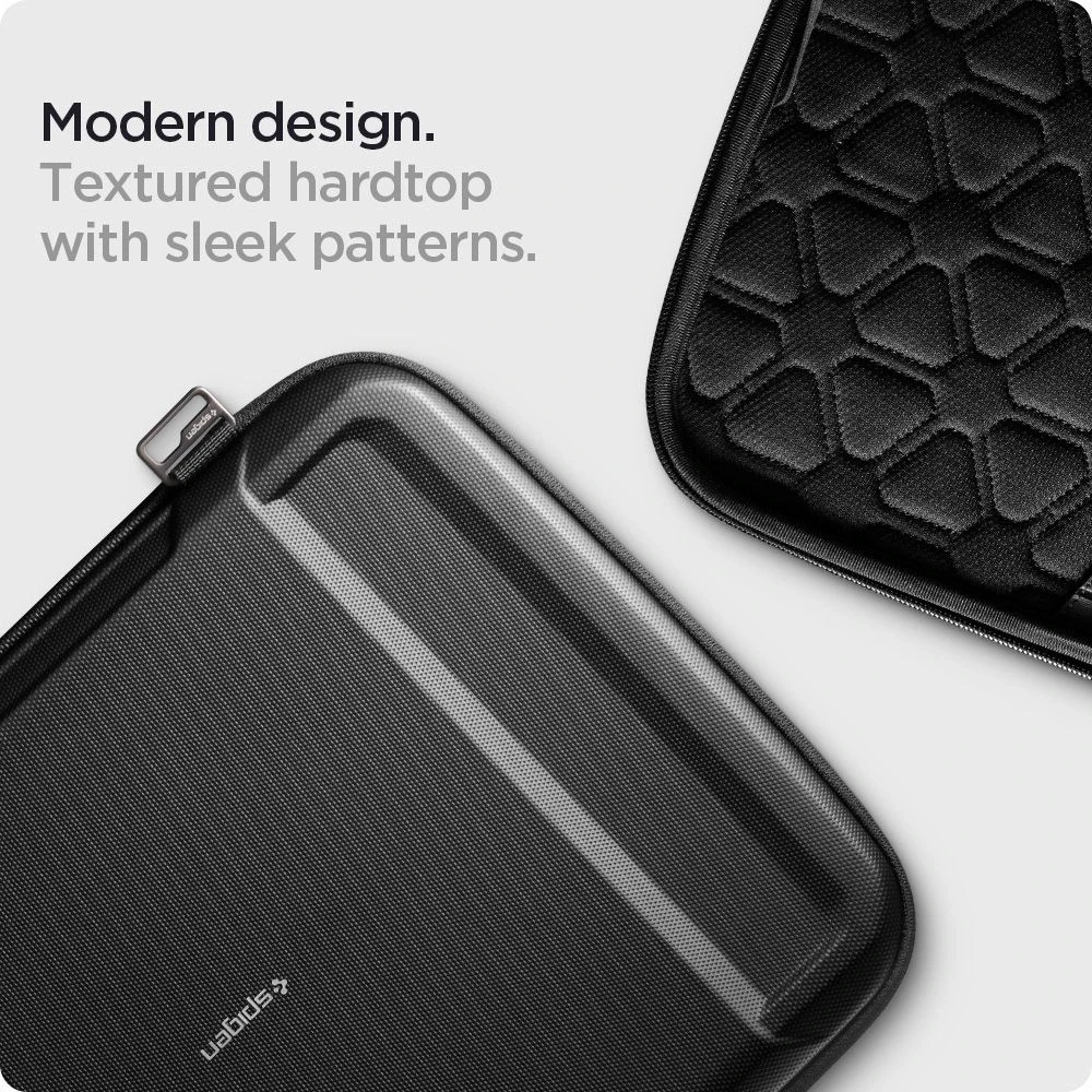 Spigen Rugged Armor Pro, juodos spalvos – MacBook Pro 14″ M5 2025/M4 2024/M3 2023/M2 2023/M1 2021