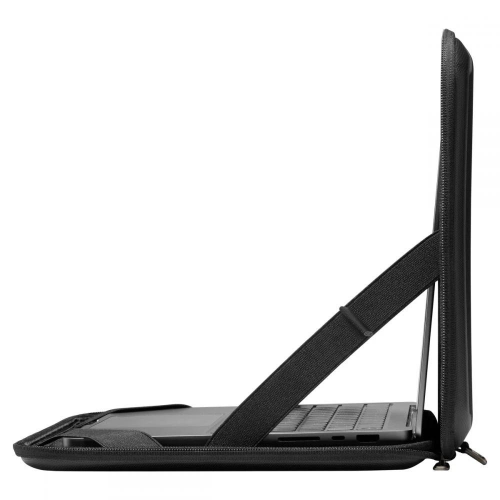 Spigen Rugged Armor Pro, juodos spalvos – MacBook Pro 14″ M5 2025/M4 2024/M3 2023/M2 2023/M1 2021