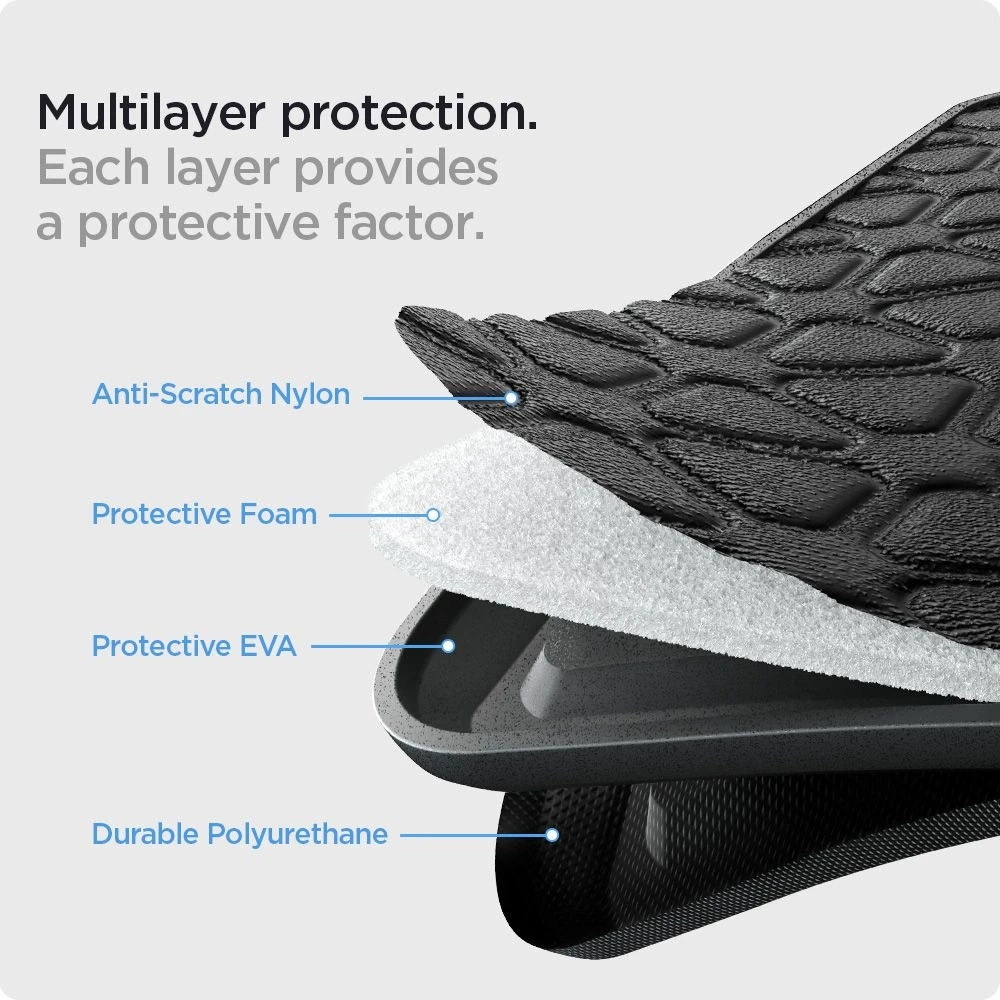 Spigen Rugged Armor Pro, juodos spalvos – MacBook Pro 14″ M5 2025/M4 2024/M3 2023/M2 2023/M1 2021