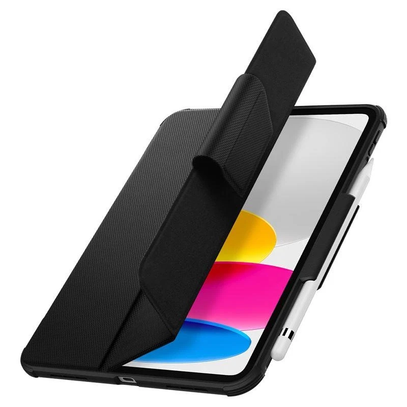 Spigen Rugged Armor Pro, juodos spalvos – Apple iPad Air 10.9″ (2022/2020)/11″ 2024/2025/2026