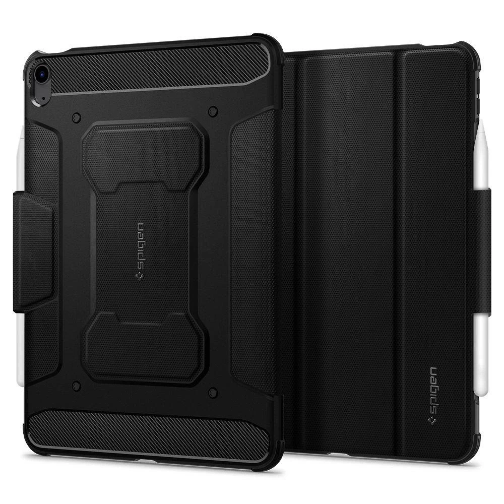 Spigen Rugged Armor Pro, juodos spalvos – Apple iPad Air 10.9″ (2022/2020)/11″ 2024/2025/2026