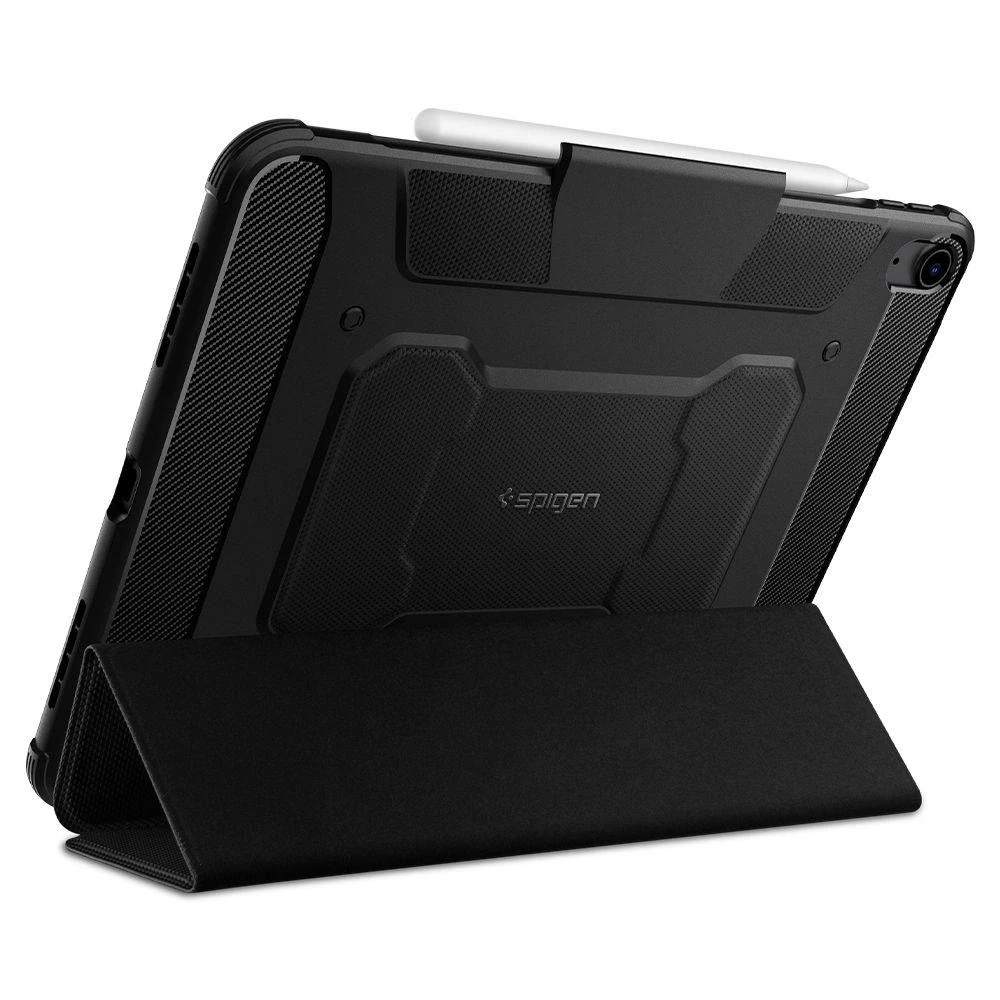 Spigen Rugged Armor Pro, juodos spalvos – Apple iPad Air 10.9″ (2022/2020)/11″ 2024/2025/2026