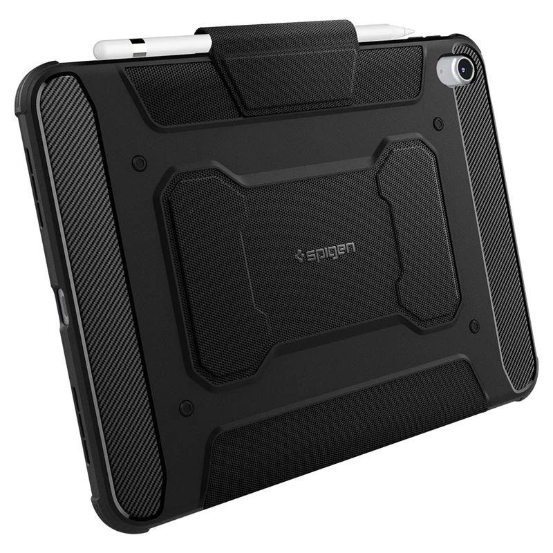 Spigen Rugged Armor Pro, juodos spalvos – Apple iPad Air 10.9″ (2022/2020)/11″ 2024/2025/2026