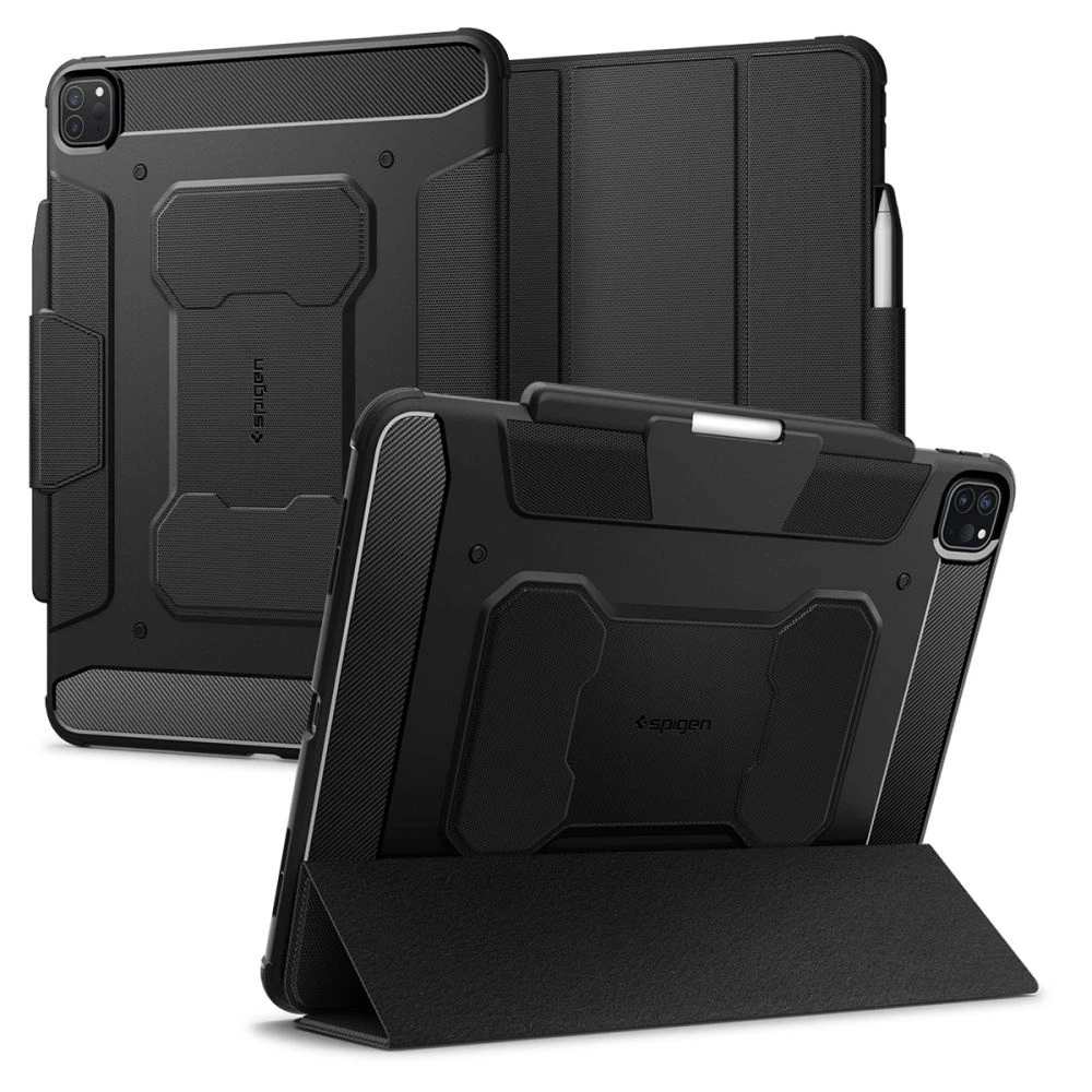 Spigen Rugged Armor Pro – dėklas skirtas Apple iPad Pro 13 M5,2025 / M4, 2024 Juodas