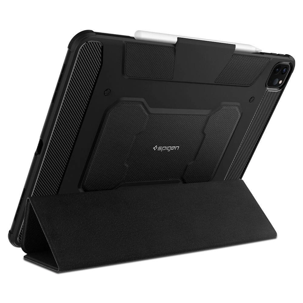 Planšetinio kompiuterio dėklas Spigen Rugged Armor Pro skirtas iPad Pro 11 2018/2020, juodas