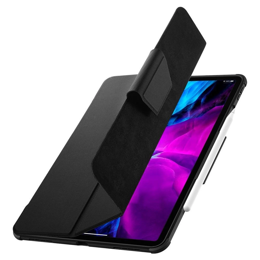 Planšetinio kompiuterio dėklas Spigen Rugged Armor Pro skirtas iPad Pro 11 2018/2020, juodas