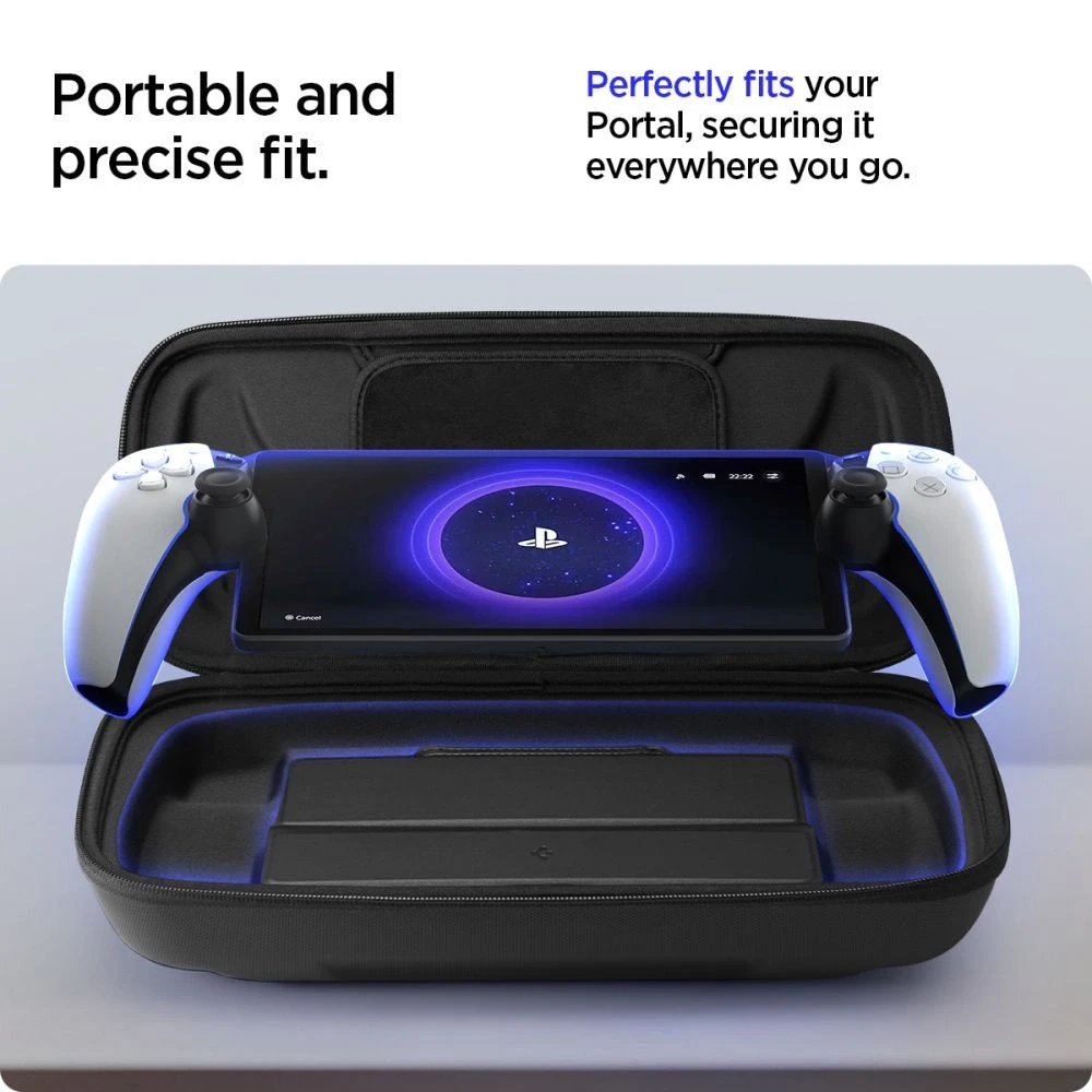 Spigen Rugged Armor Pro Sony Playstation Portal – dėklas telefonui juodos spalvos