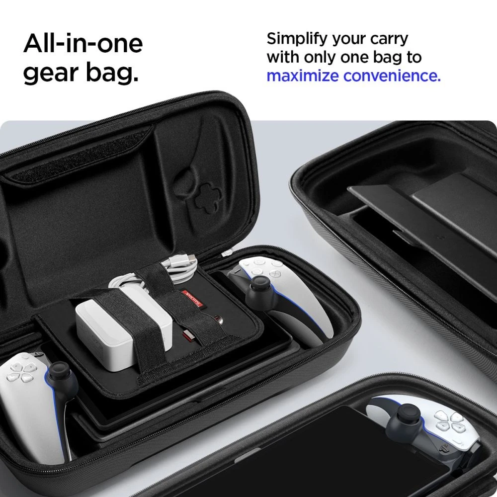 Spigen Rugged Armor Pro Sony Playstation Portal – dėklas telefonui juodos spalvos