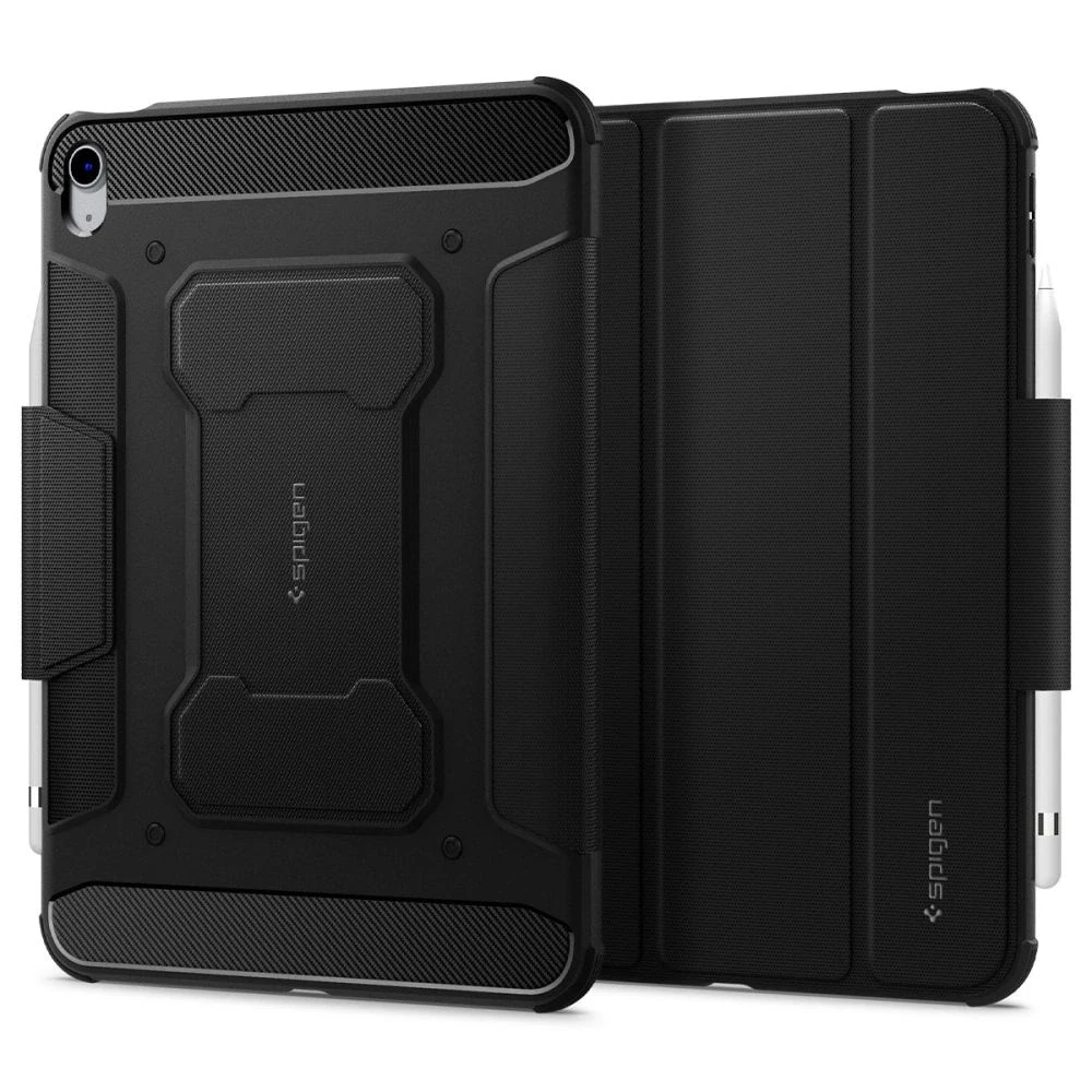 Spigen Rugged Armor Pro, juodos spalvos – Apple iPad 10.9″ 2022/11″ 2025