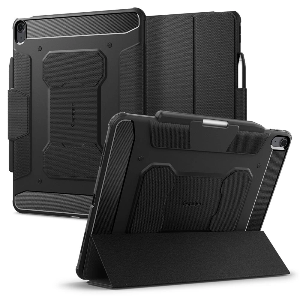 Spigen Rugged Armor Pro, juodas – Apple iPad Air 13″ (2026/2025/2024)