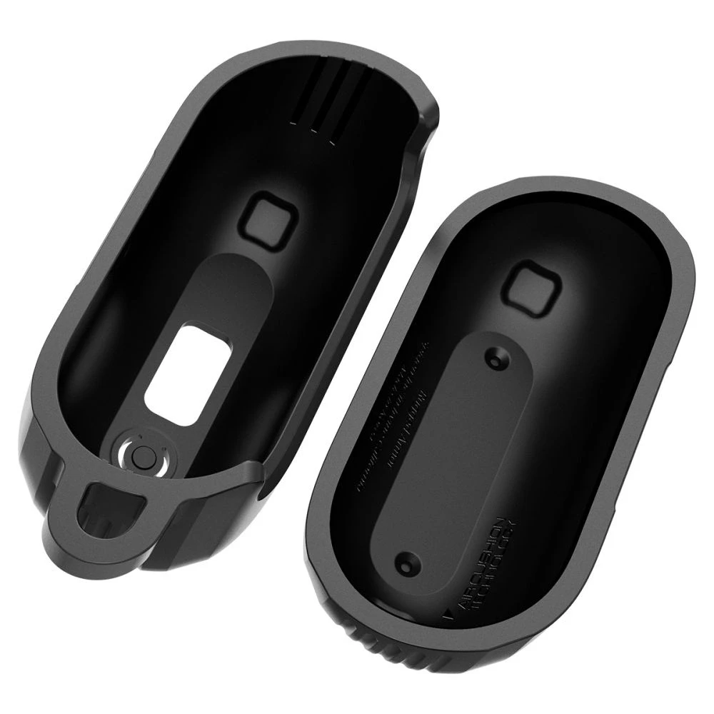 Samsung Galaxy Buds 3 / 3 Pro Spigen Rugged Armor Matte dėklas ausinėms juodos spalvos