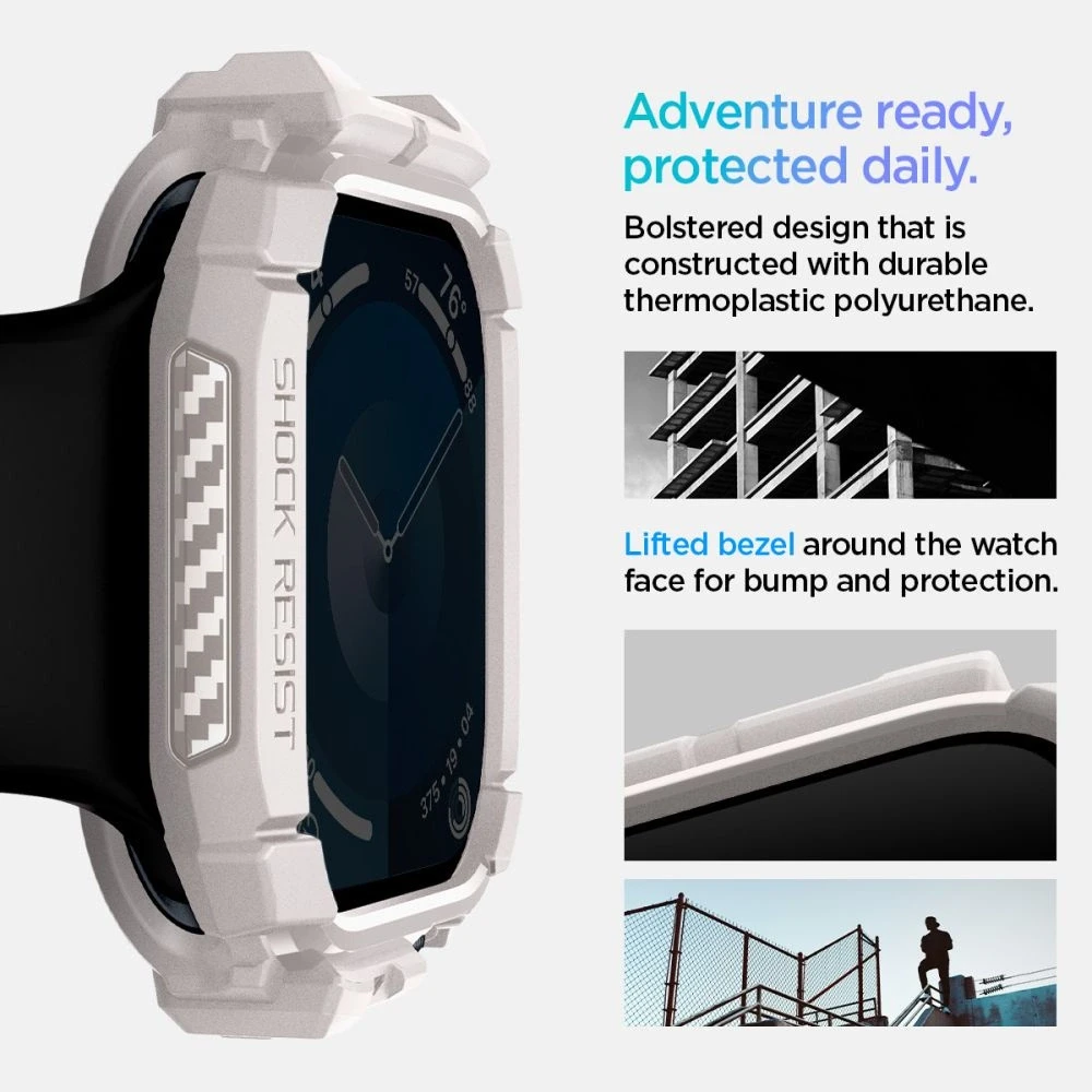 Apple Watch 10 (46mm) Spigen Rugged Armor beige