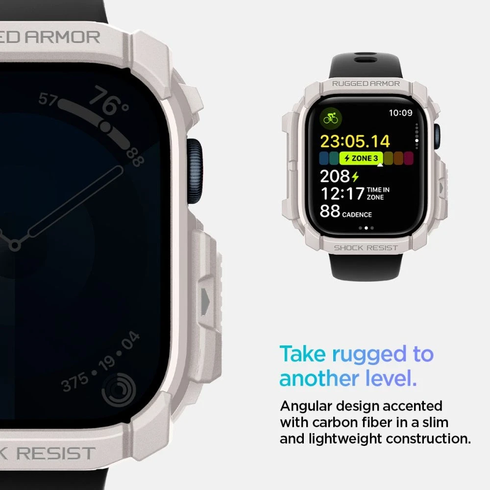 Apple Watch 10 (46mm) Spigen Rugged Armor beige