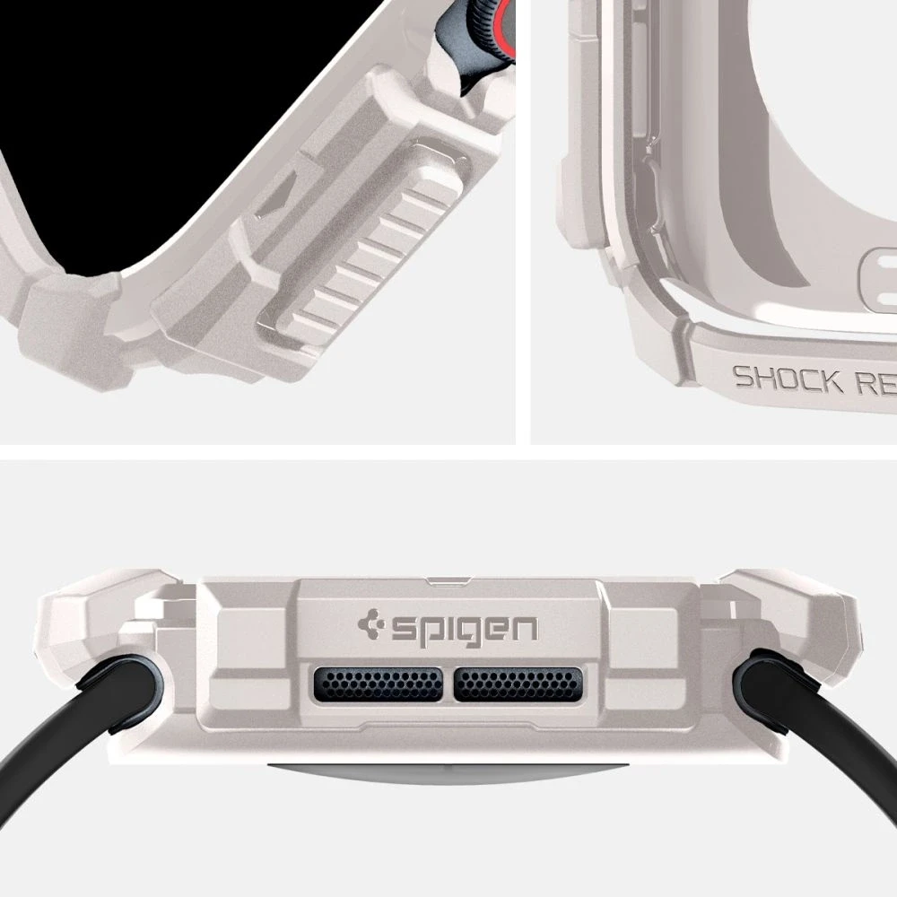 Apple Watch 10 (46mm) Spigen Rugged Armor beige