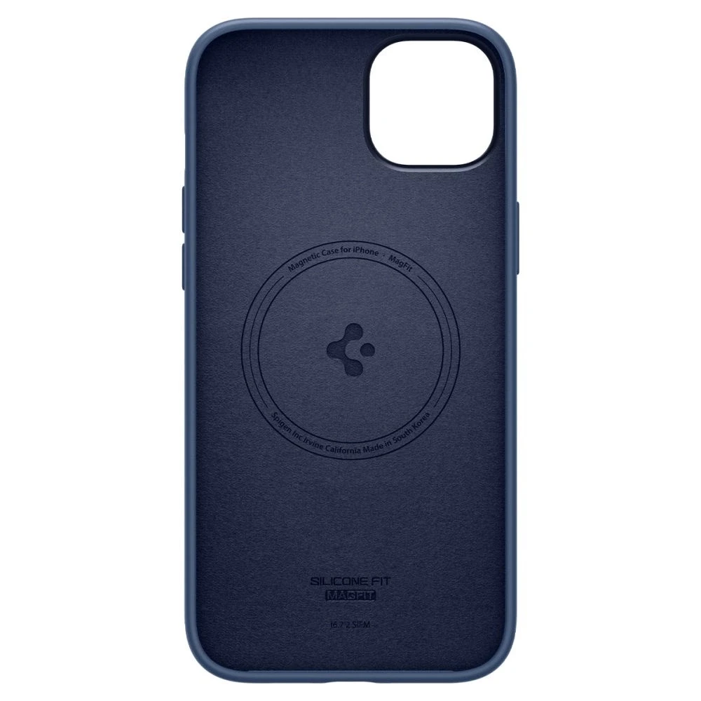 Spigen Silicone Fit Mag MagSafe Apple iPhone 14 Plus dėklas telefonui mėlynos spalvos