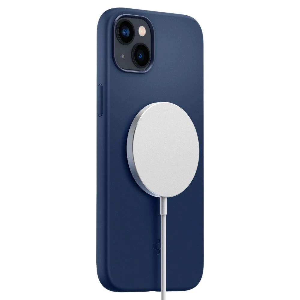 Spigen Silicone Fit Mag MagSafe Apple iPhone 14 Plus dėklas telefonui mėlynos spalvos