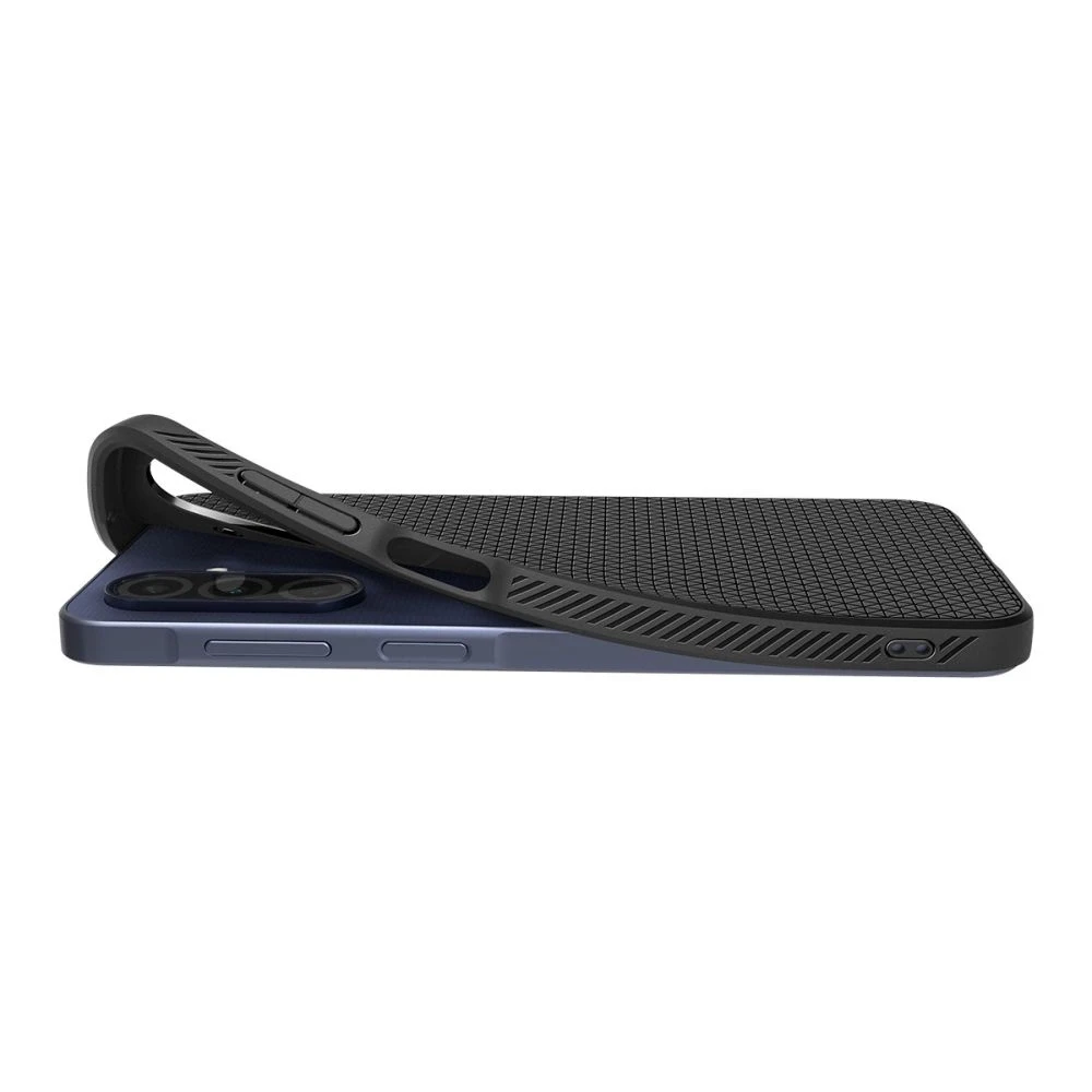 Spigen Liquid Air Samsung Galaxy A26 5G – Matte dėklas telefonui juodos spalvos