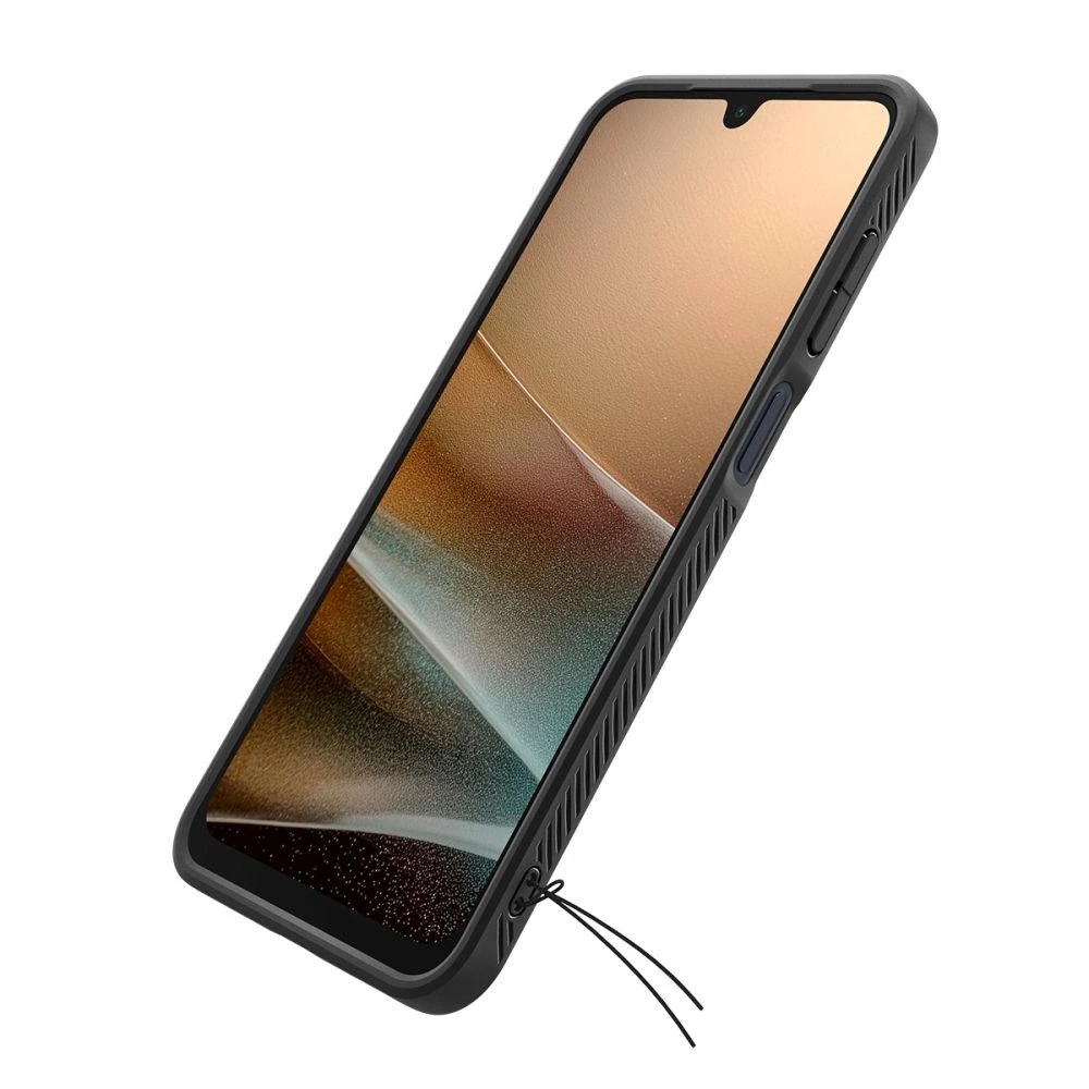 Spigen Liquid Air Samsung Galaxy A26 5G – Matte dėklas telefonui juodos spalvos