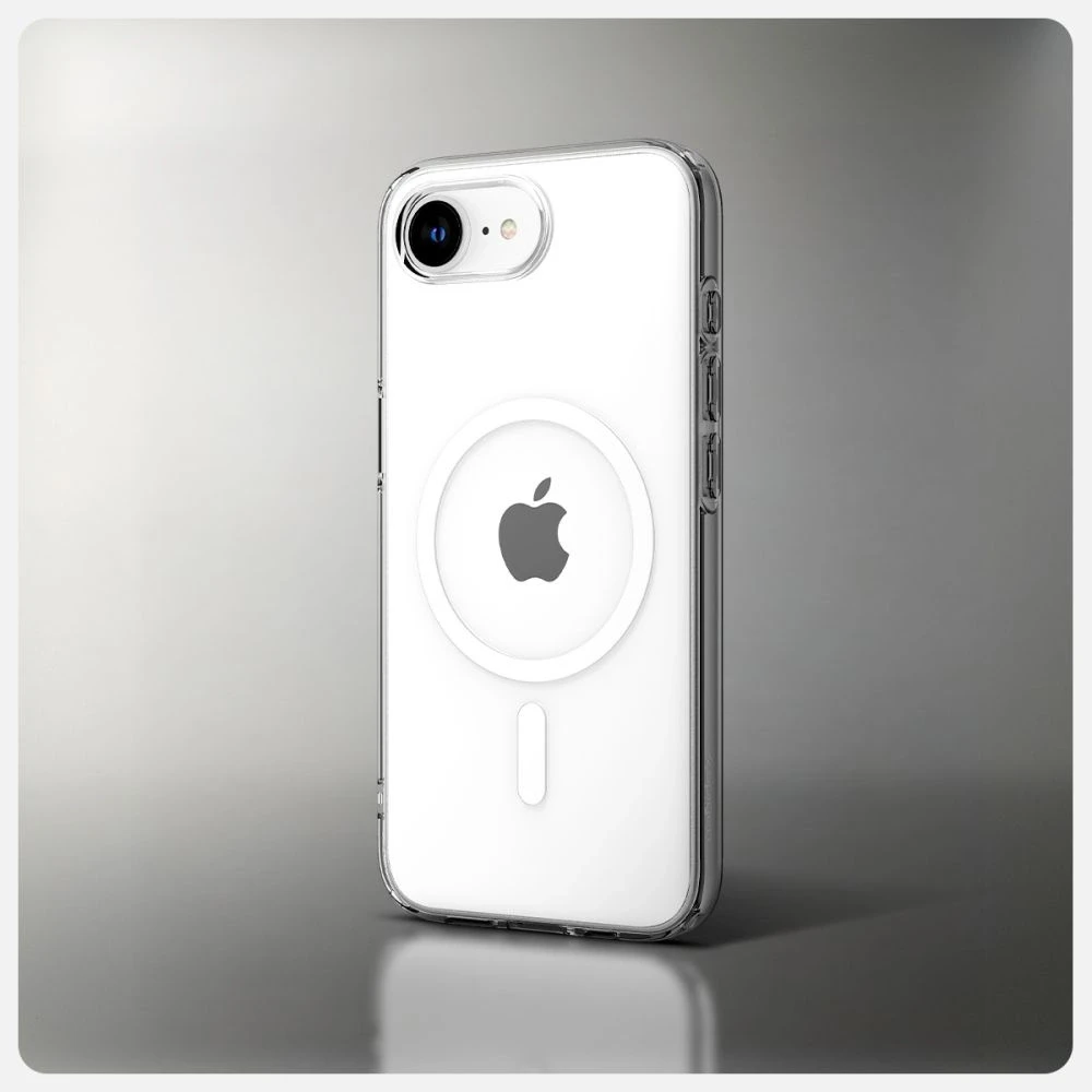 „Spigen Liquid Crystal MagSafe“ dėklas, skirtas „iPhone 16e / 17e“ – skaidrus