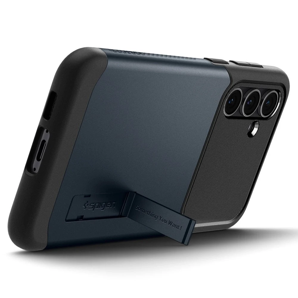 Spigen Slim Armor – dėklas skirtas Samsung Galaxy S23 FE Metal Slate