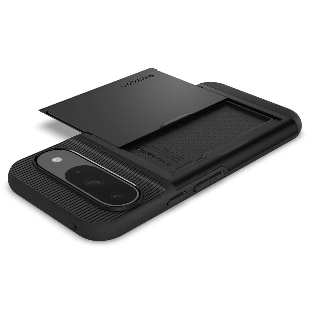 Spigen Slim Armor CS – dėklas skirtas Google Pixel 9 / 9 Pro Juodas