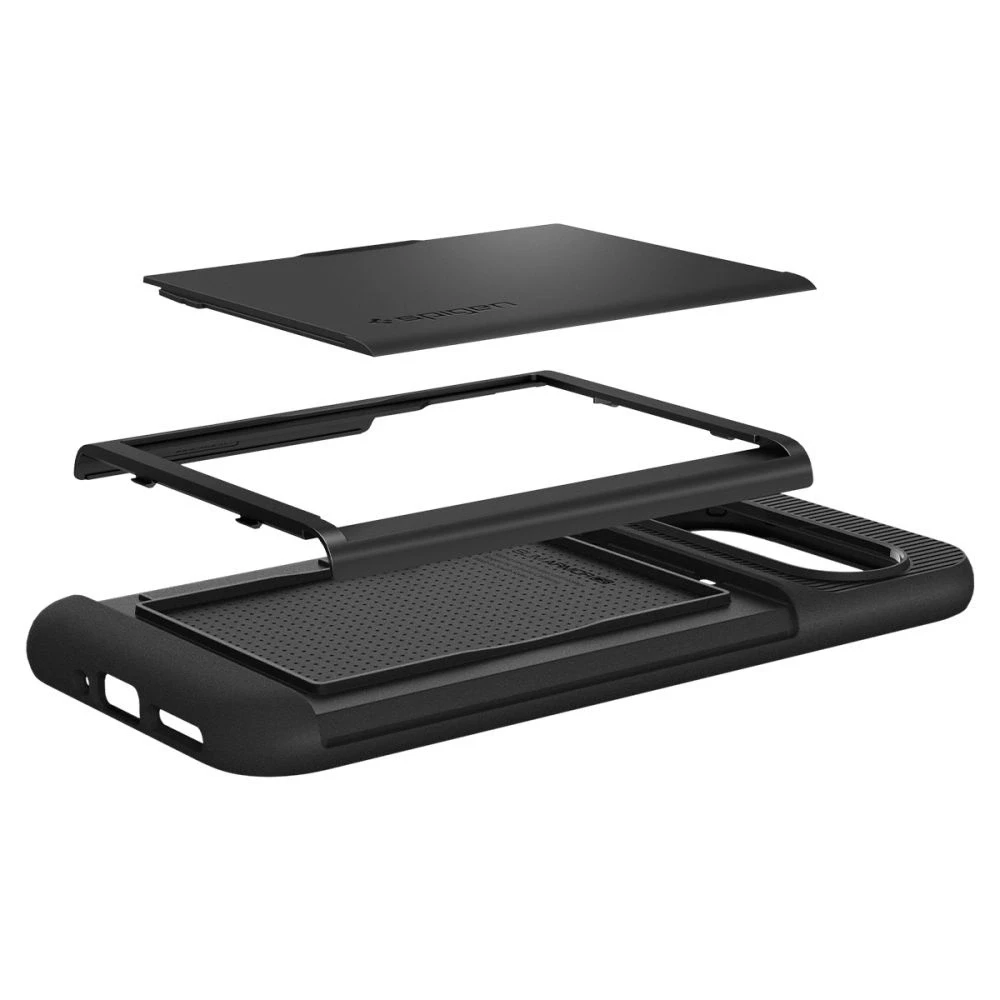 Spigen Slim Armor CS – dėklas skirtas Google Pixel 9 / 9 Pro Juodas
