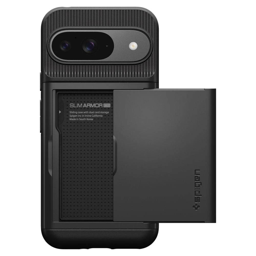 Spigen Slim Armor CS – dėklas skirtas Google Pixel 9 / 9 Pro Juodas