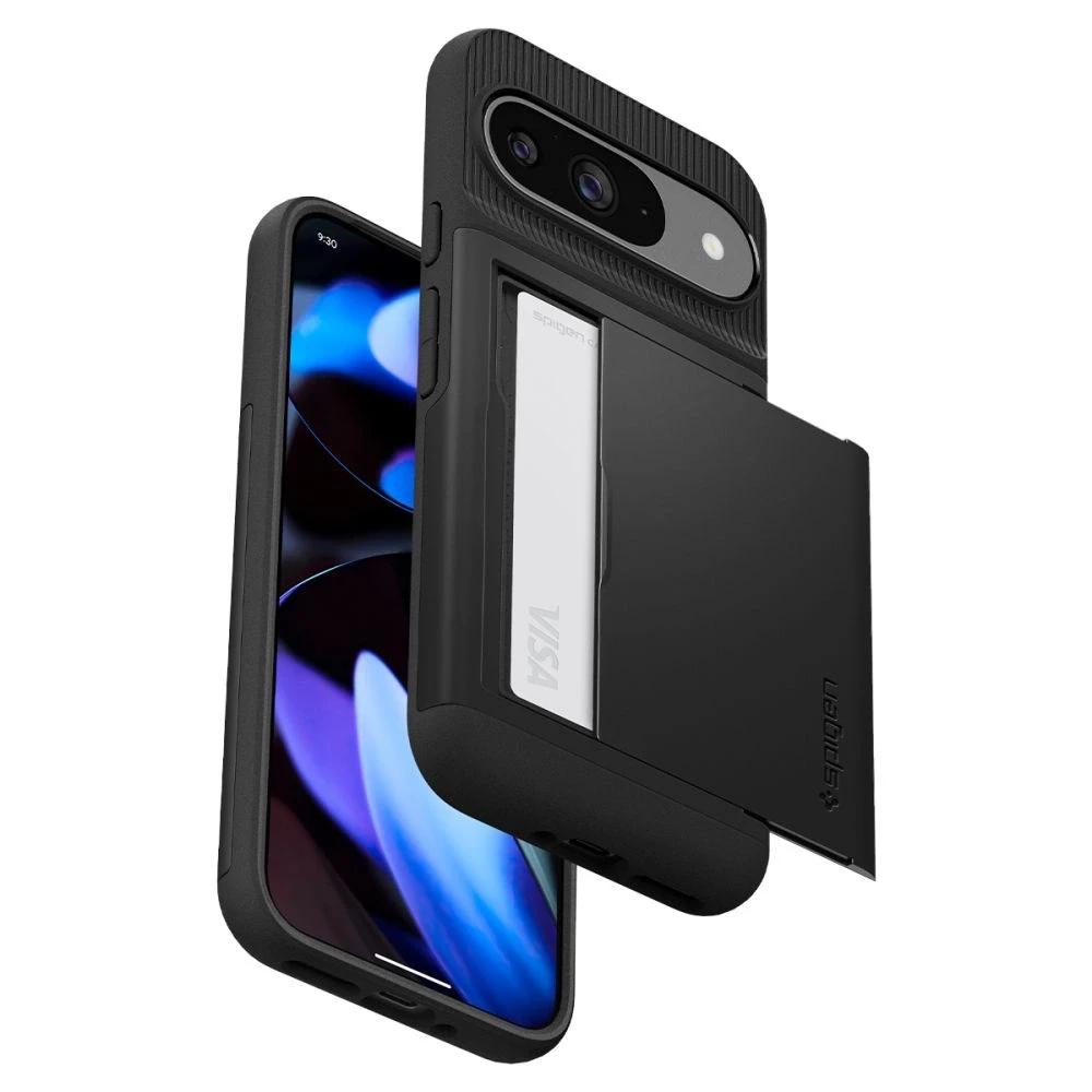 Spigen Slim Armor CS – dėklas skirtas Google Pixel 9 / 9 Pro Juodas