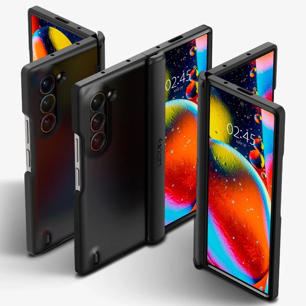 Spigen Slim Armor Pro – dėklas skirtas Samsung Galaxy Z Fold 6 Juodas