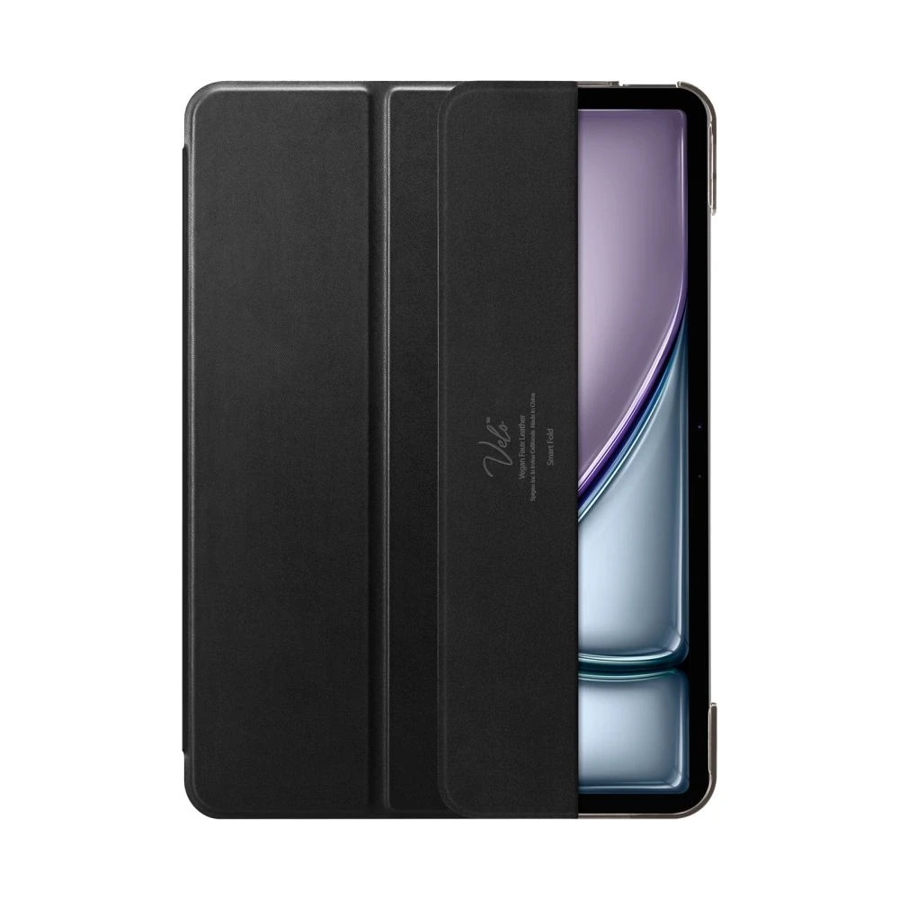 Spigen Smart Fold, juodos spalvos – Apple iPad Air 13″ 2024/2025/2026