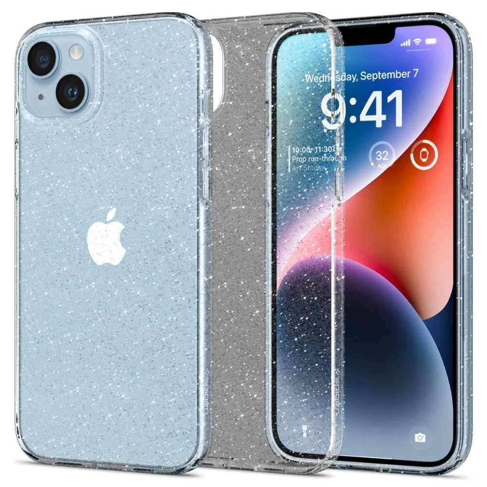 Dėklas SPIGEN LIQUID CRYSTAL IPHONE 14 PLUS/ 15 PLUS GLITTER CRYSTAL
