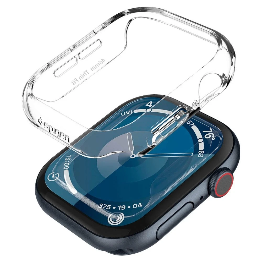 Dėklas „Spigen Thin Fit“, krištolo skaidrumo – „Apple Watch 11/10“ 42 mm