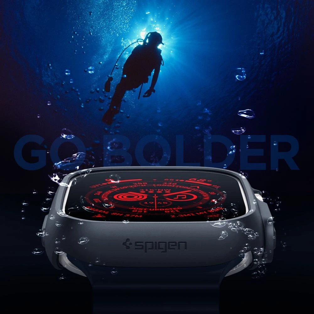Spigen Thin Fit Apple Watch Ultra 49mm juoda/juodas ACS05458 | Spigen
