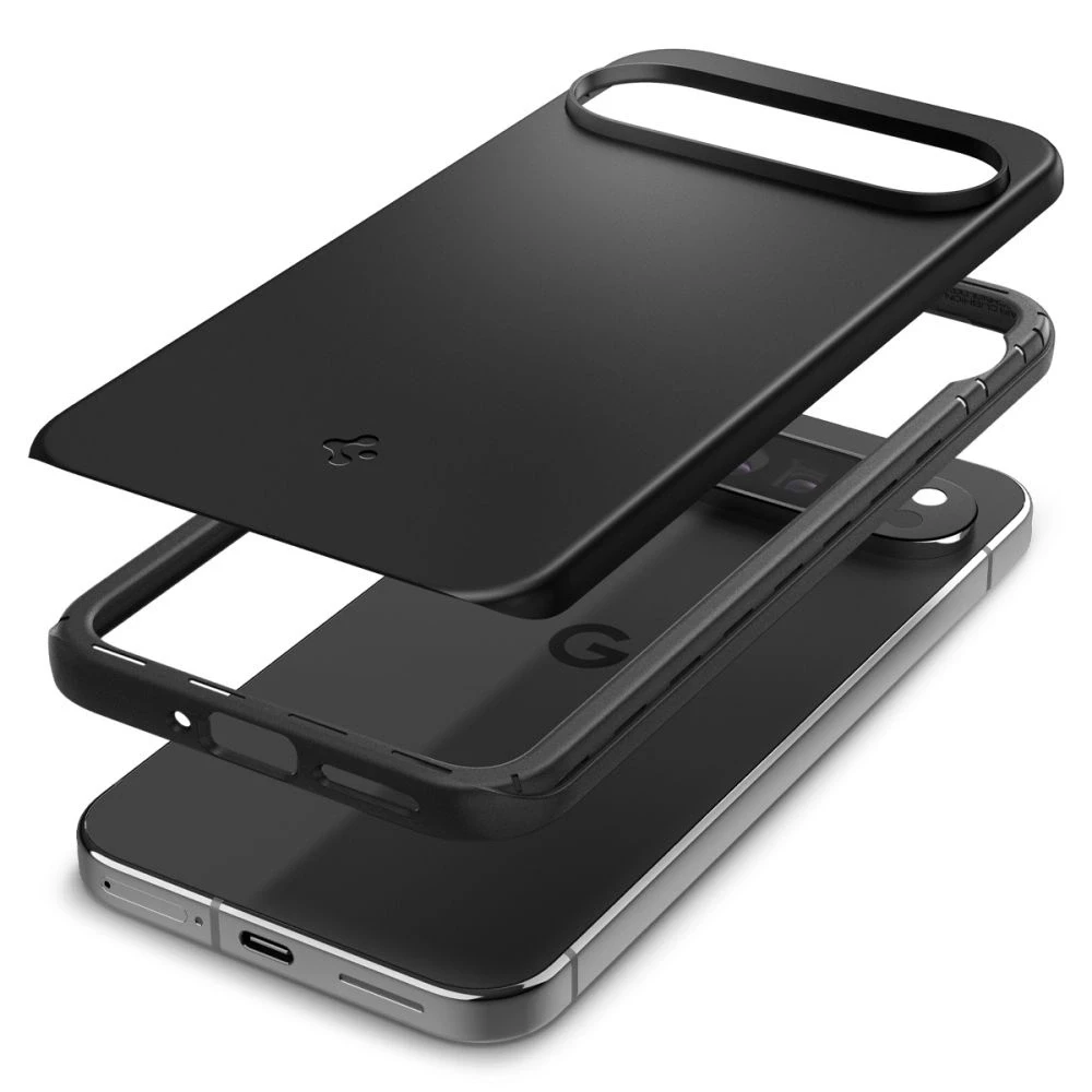 Google Pixel 9 Pro XL Spigen Thin Fit dėklas telefonui juodos spalvos