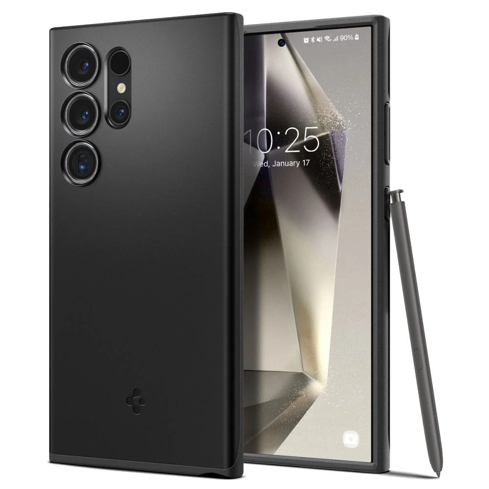 Spigen Thin Fit – dėklas skirtas Samsung Galaxy S24 Ultra Juodas