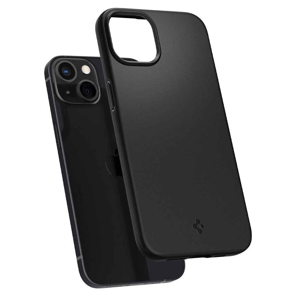 Dėklas Spigen Thin Fit – Apple iPhone 13 Case Juodas