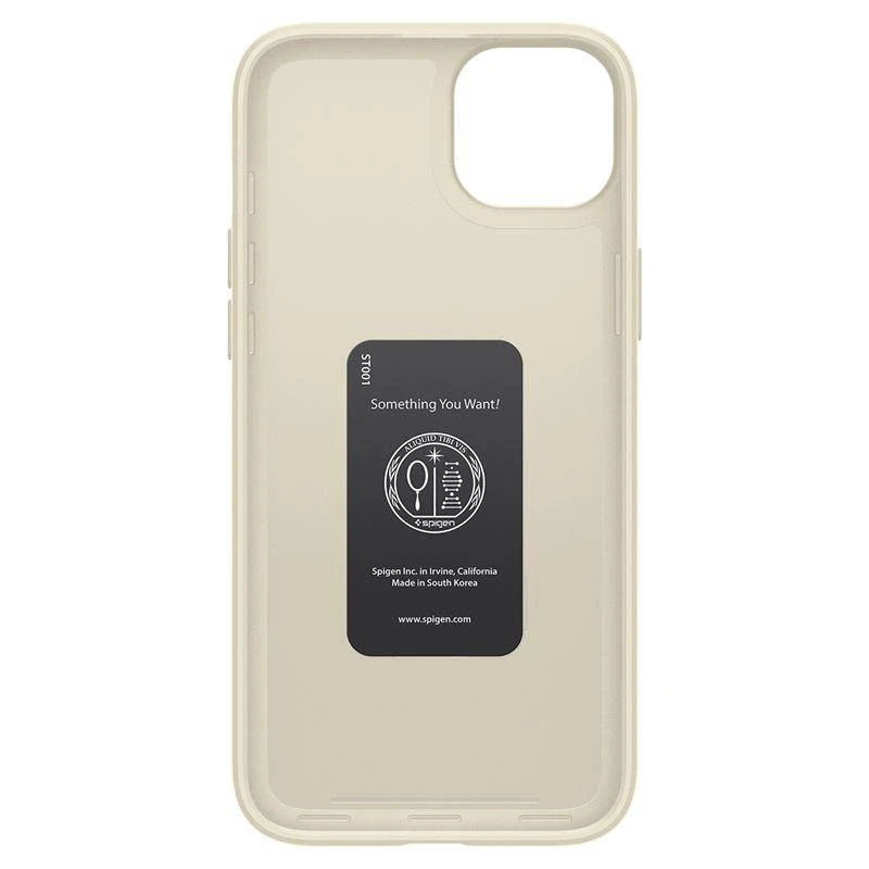 Spigen Thin Fit dėklas skirtas Apple iPhone 15 Plus,  spalva - Mute Beige