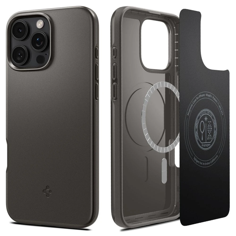 Spigen Thin Fit MagSafe Apple iPhone 16 Pro Max – dėklas telefonui juodos spalvos