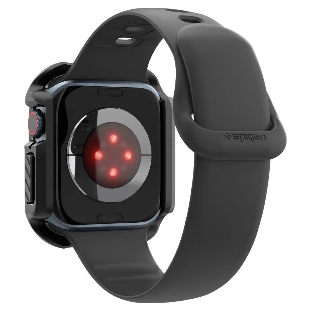„Spigen Tough Armor“ dėklas, skirtas „Apple Watch 10“ (46 mm) (juodas)