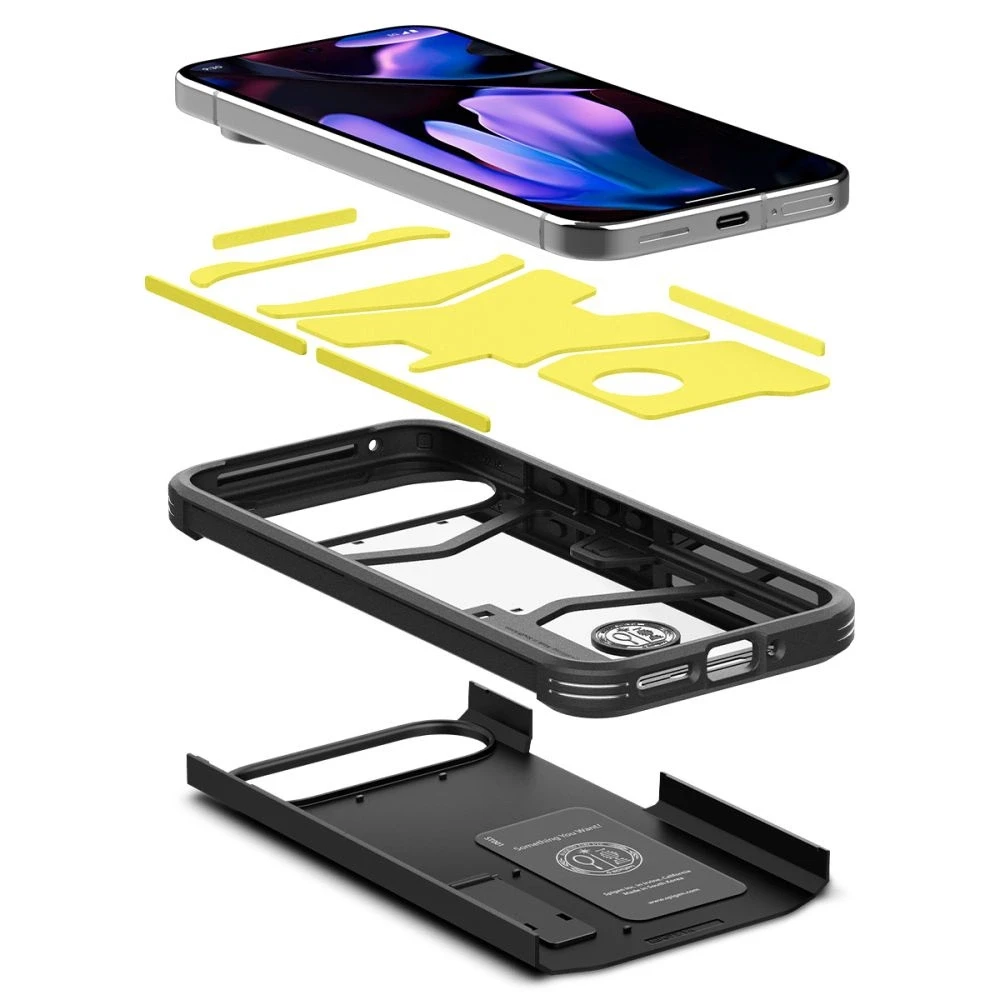 Spigen Tough Armor – dėklas skirtas Google Pixel 9 / 9 Pro Juodas